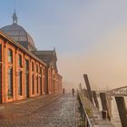 Fischauktionshalle im Morgenlicht