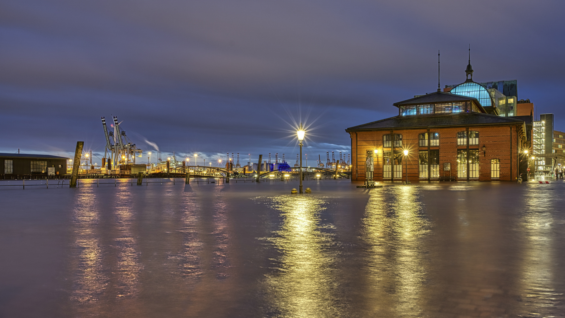 Fischauktionshalle@Hochwasser