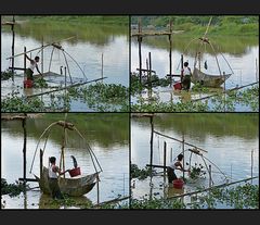 Fischen am Bago River