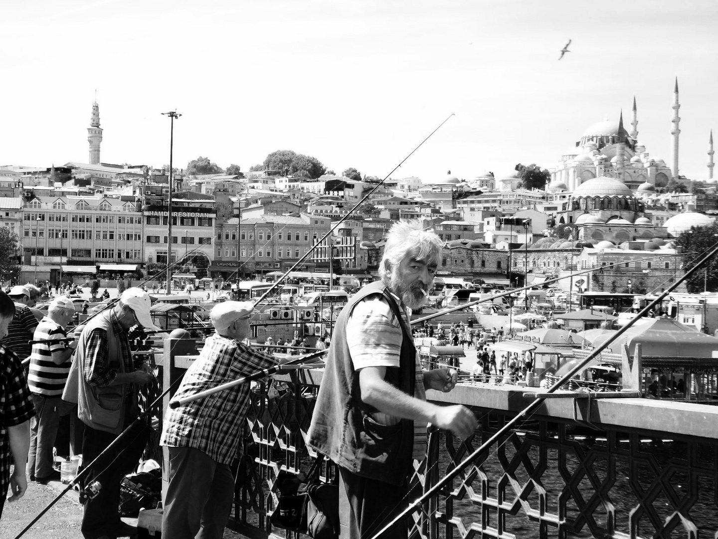 Fischen im Bosporus