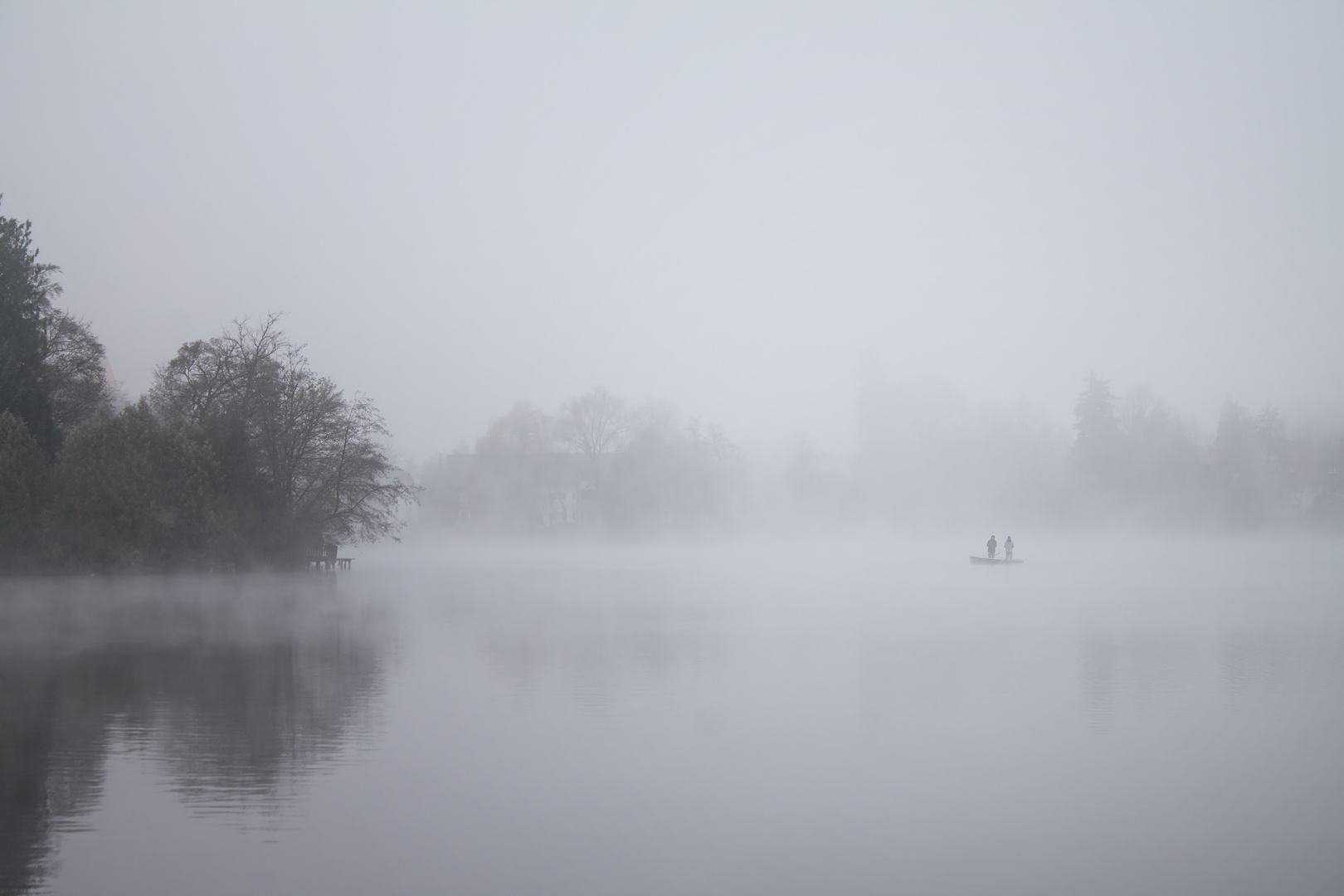 Fischen im Nebel