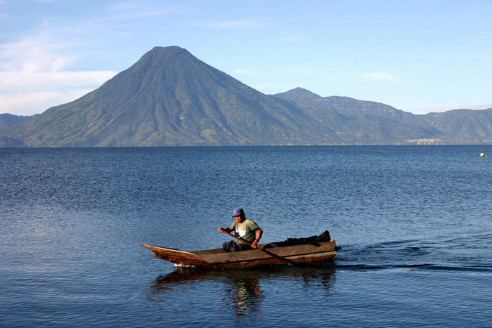 Fischer am Atitlan See