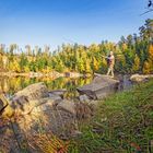 Fischer am Büchlberger Steinbruchweiher