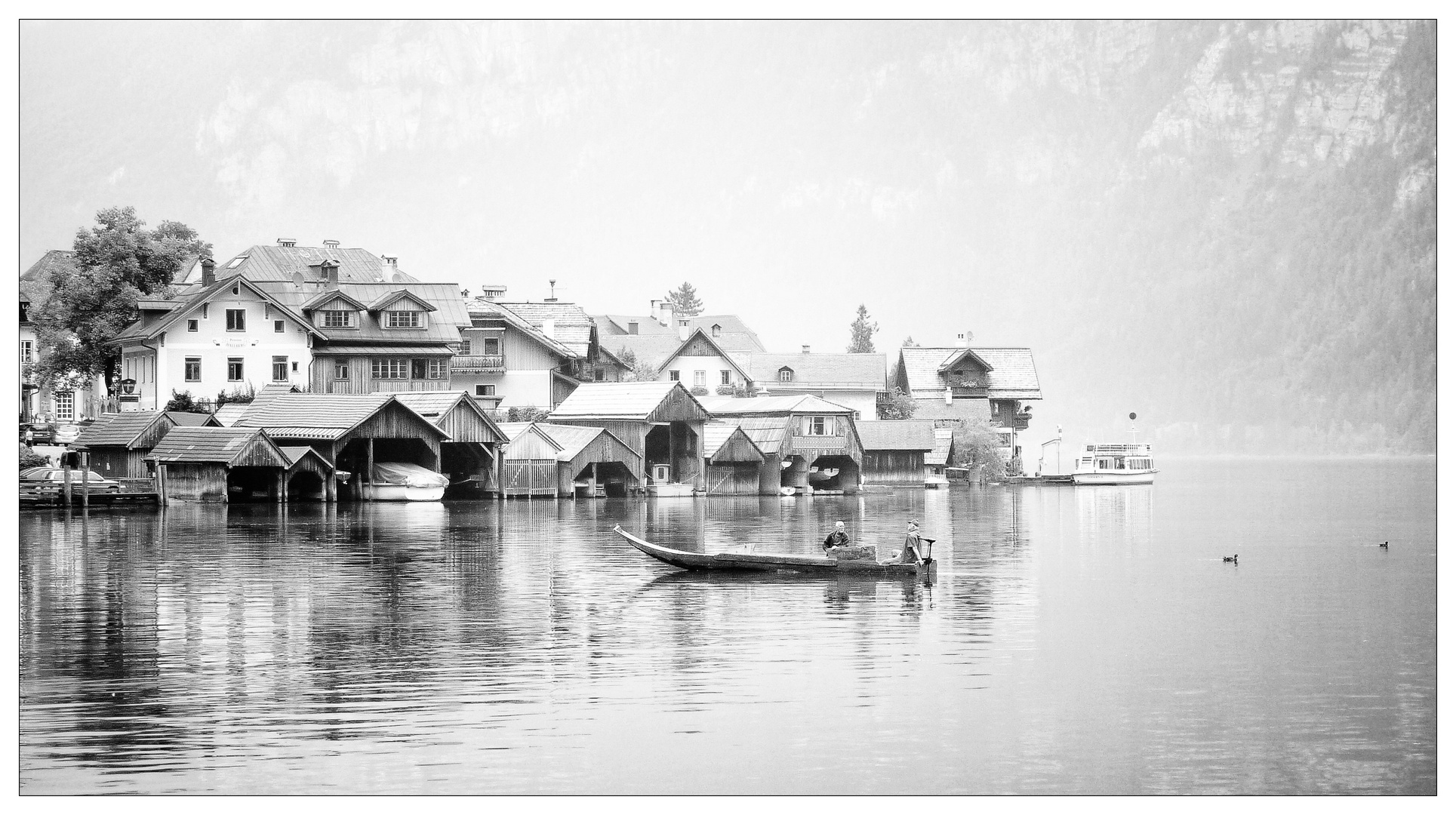 Fischer am Hallstättersee