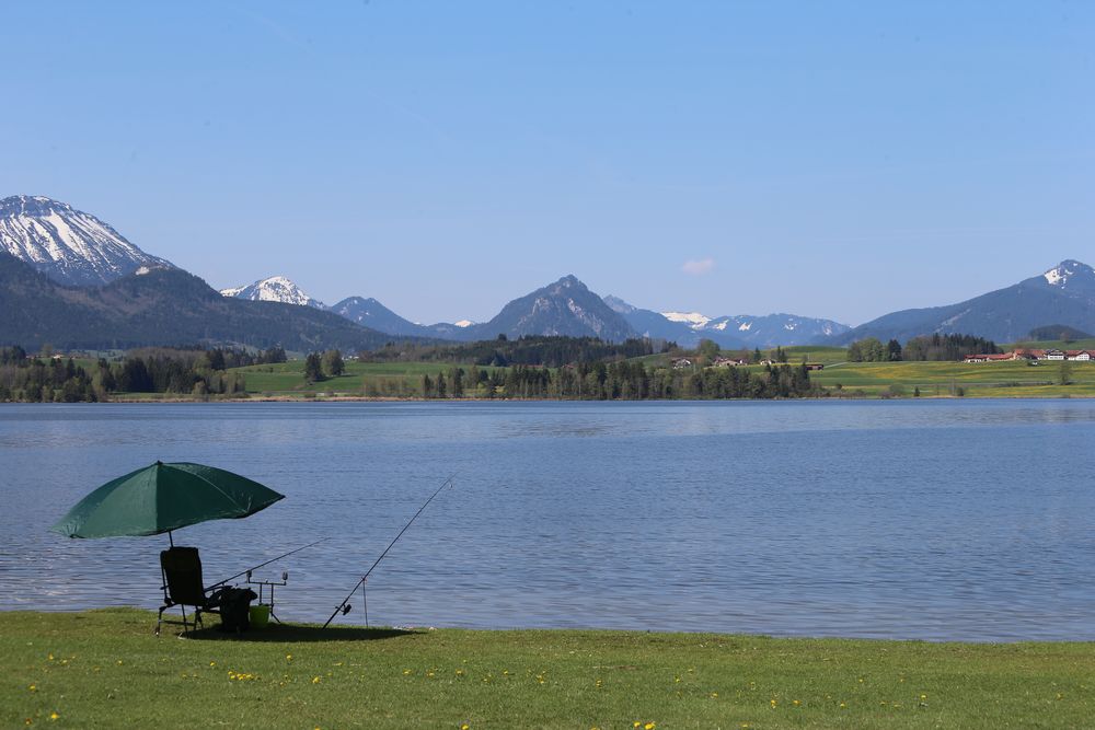 Fischer am Hopfensee