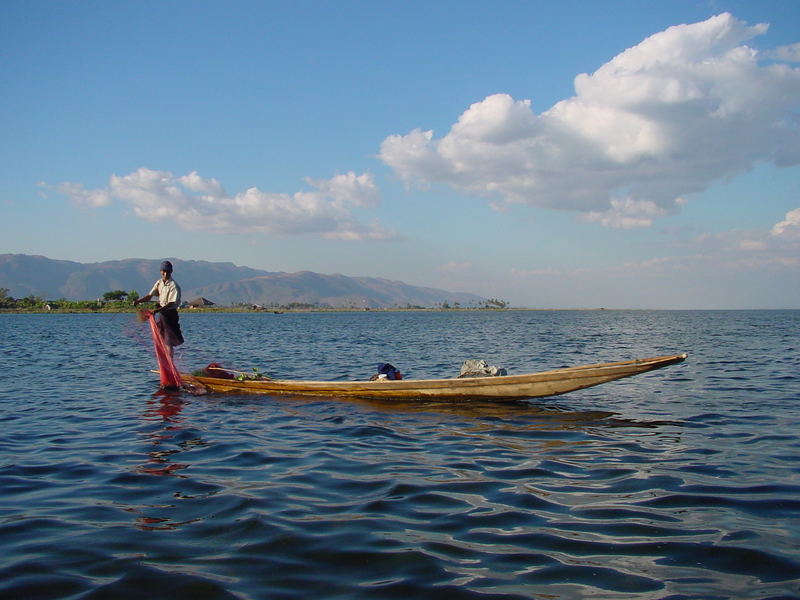 Fischer am Inle Lake / Myanmar