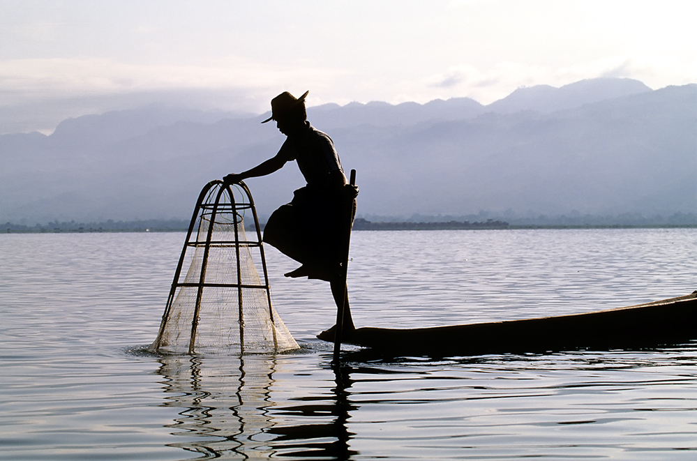 Fischer am Inle See