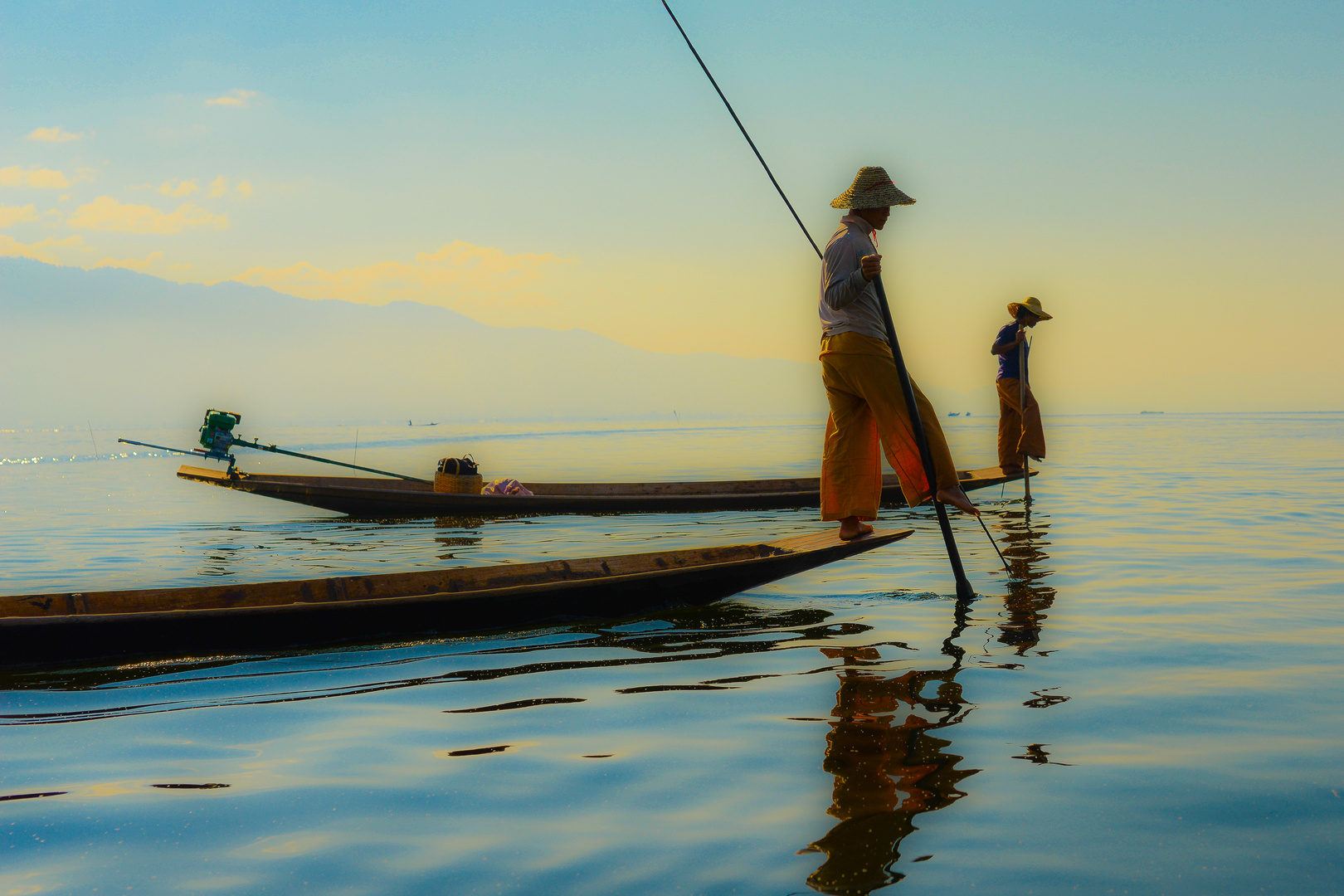 Fischer am Inle See