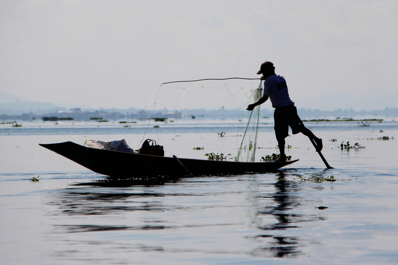 Fischer am Inle-See in Myanmar