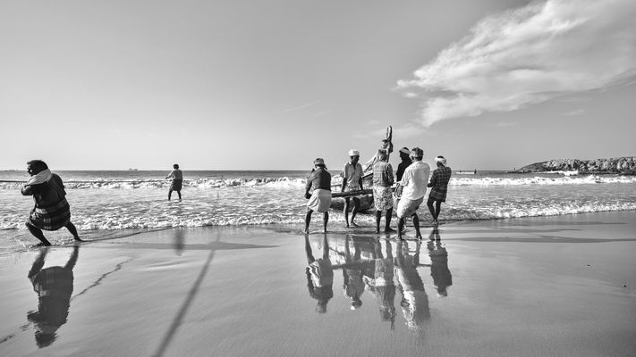 Fischer am Kovalam Beach