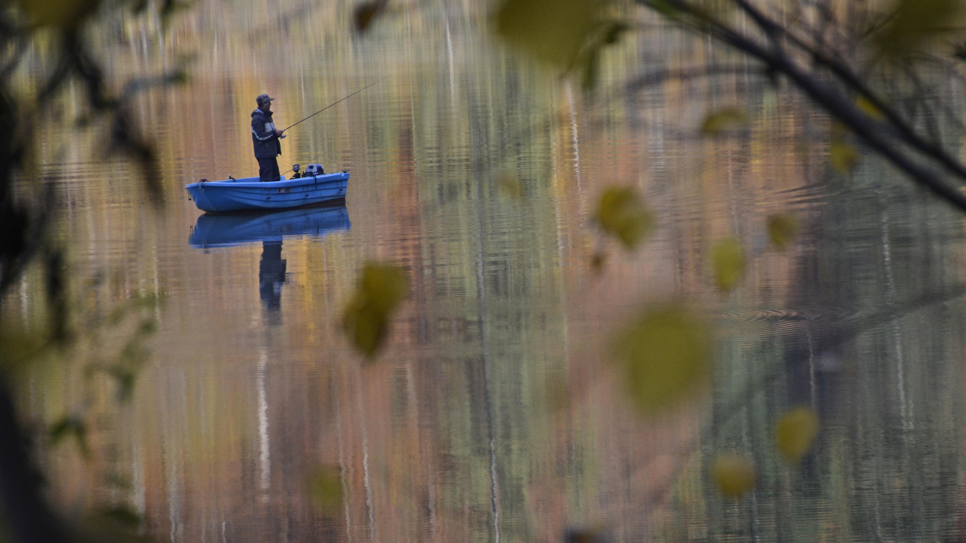 Fischer am Lac des Brenets