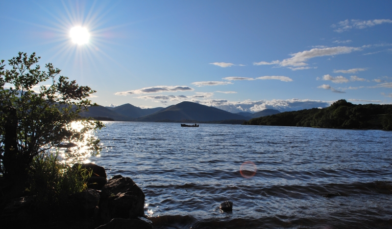 Fischer am Loch Lomond