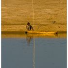 Fischer am Luangwa River