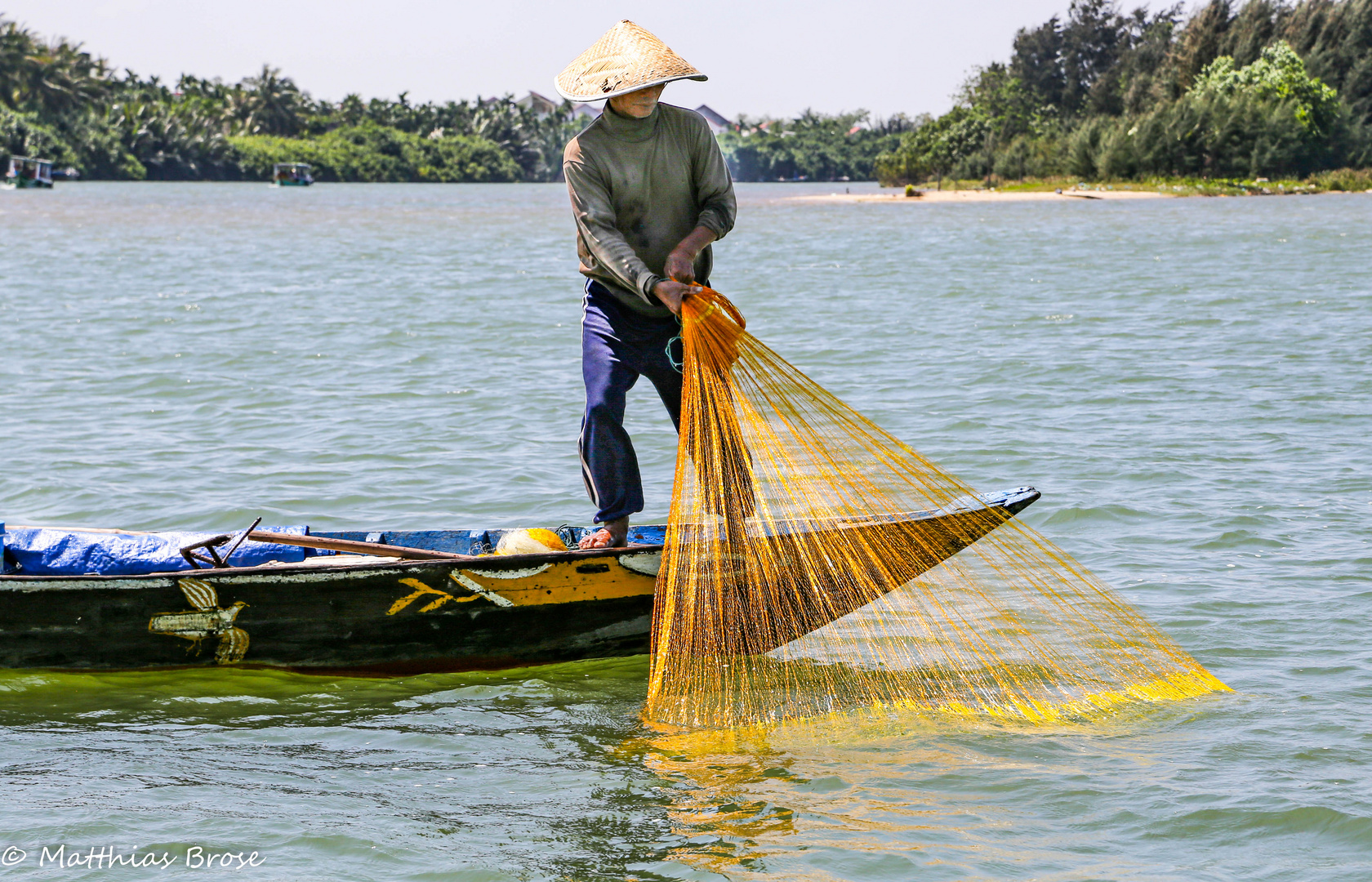 Fischer am Mekong