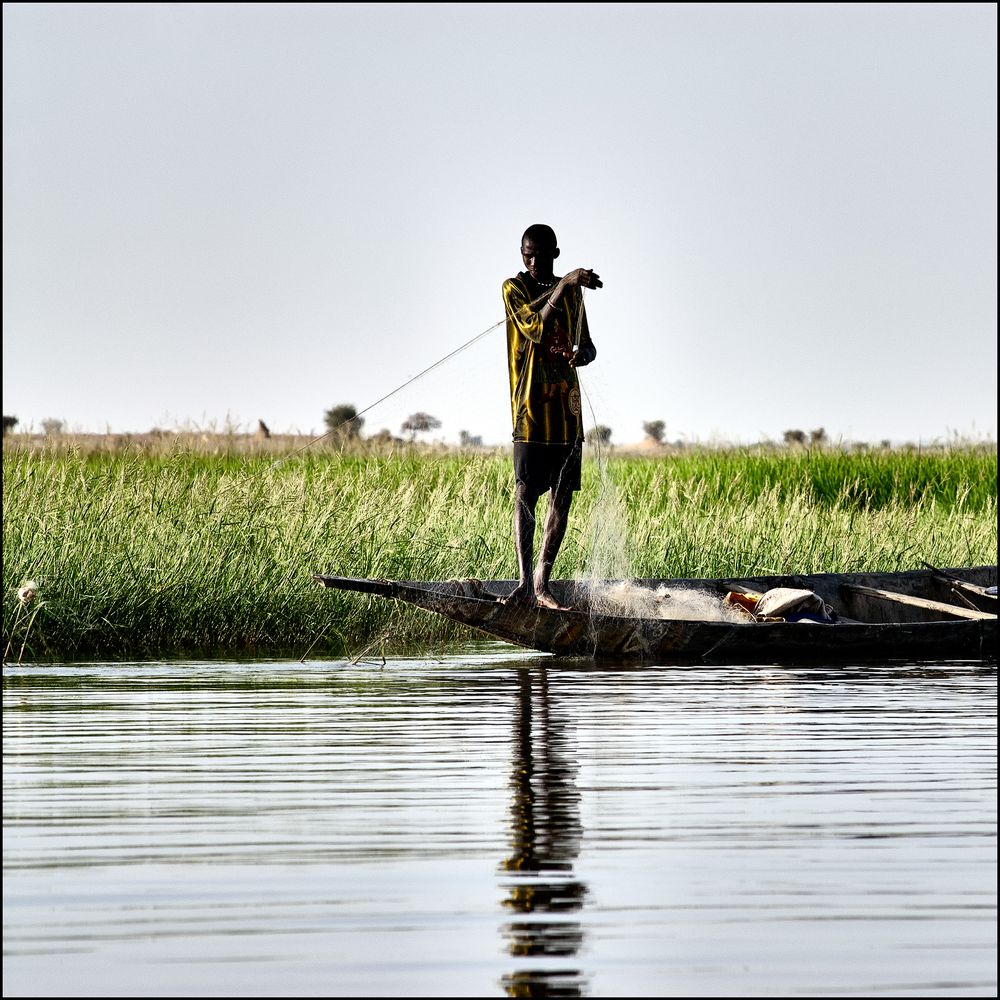 Fischer am Niger, Mali