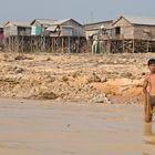 Fischer am Tonle Sap/Kambodscha