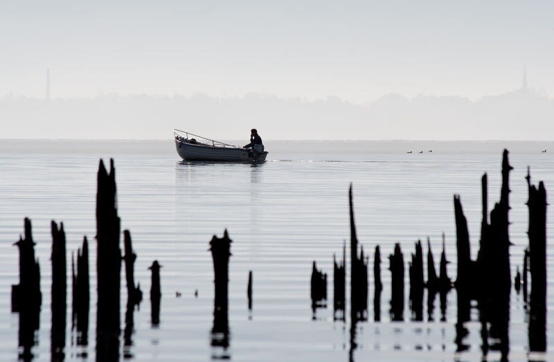 Fischer auf dem Bodensee