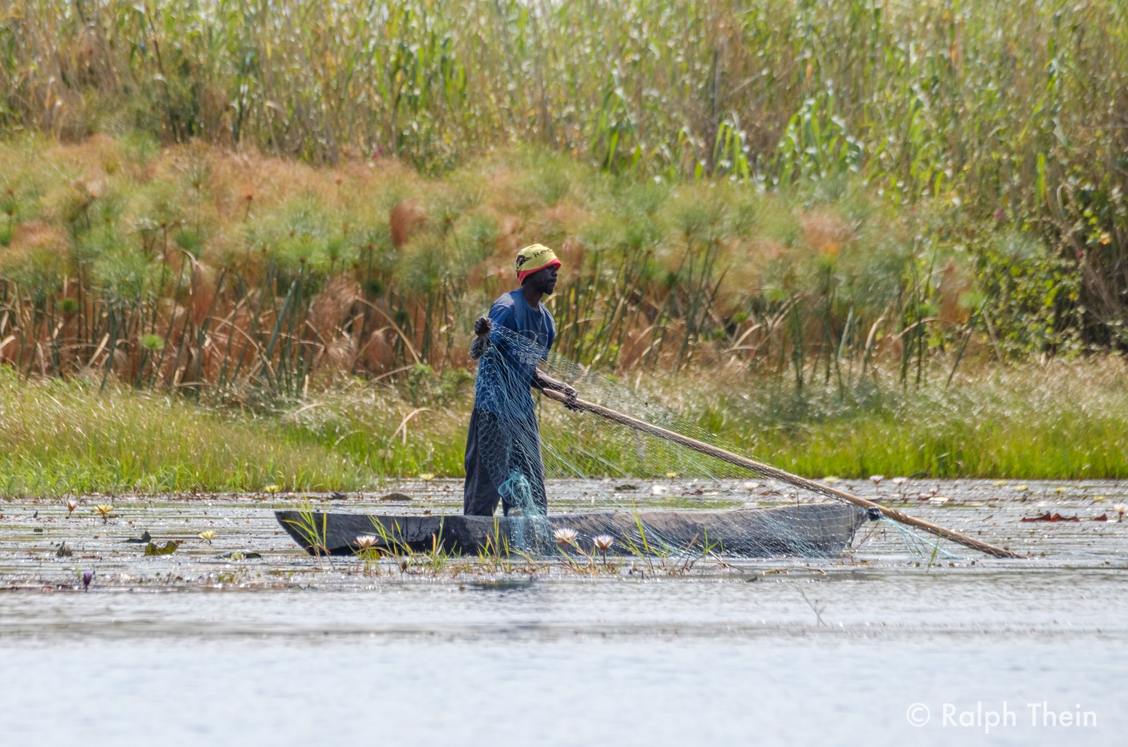 Fischer auf dem Chobe