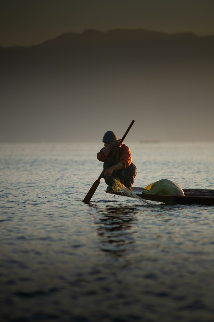 Fischer auf dem Inle See