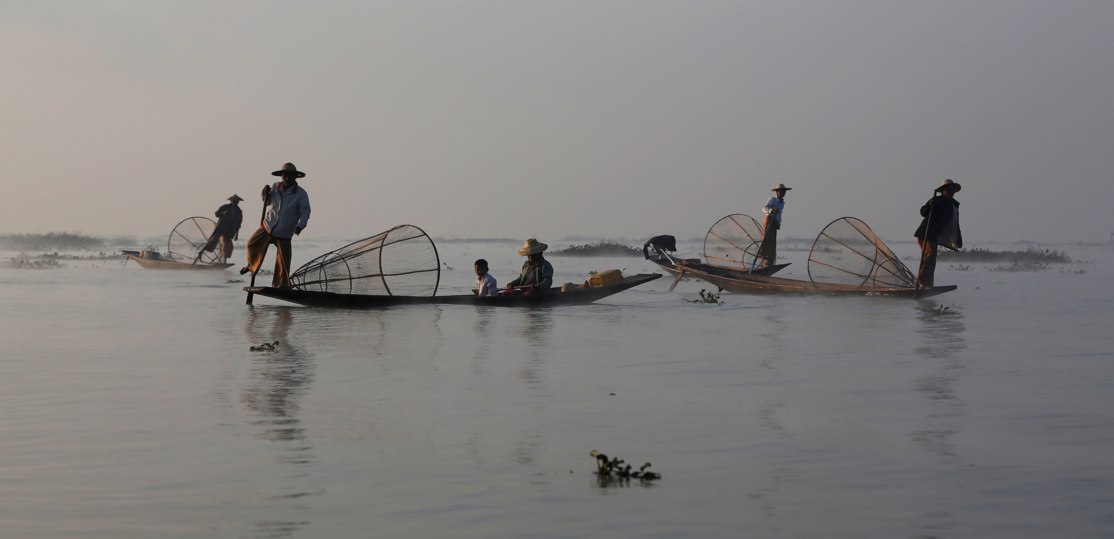 Fischer auf dem Inle See