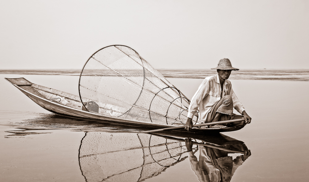 Fischer auf dem Inle See