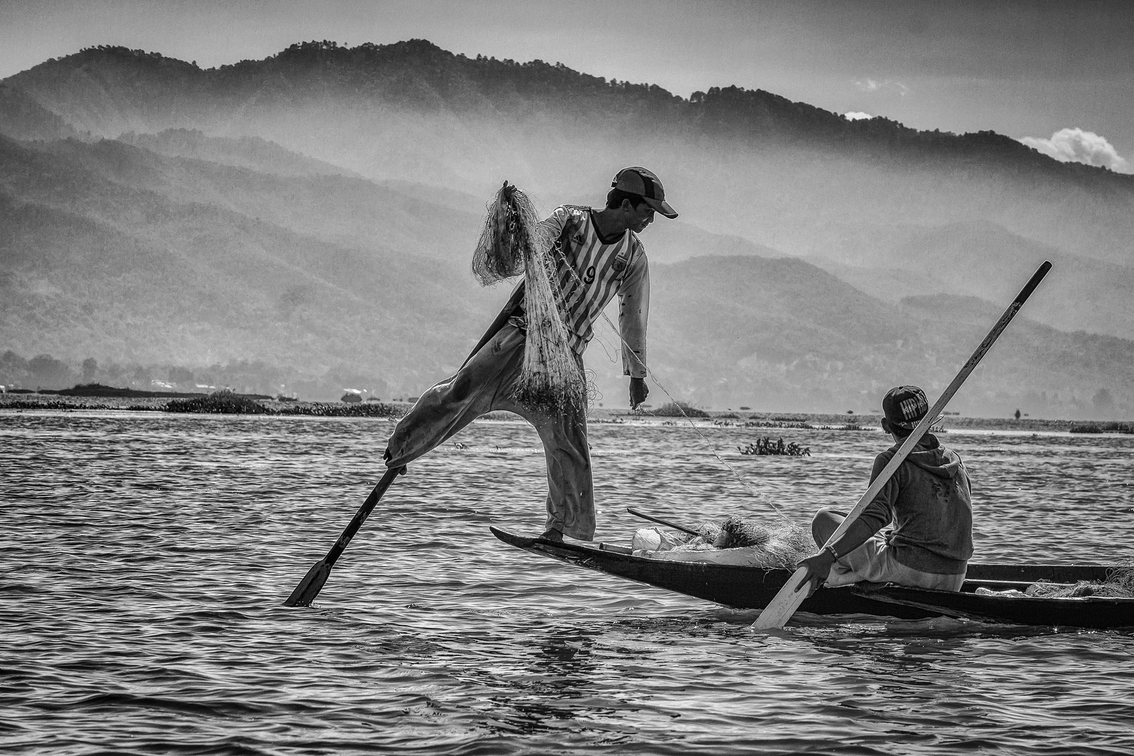 Fischer auf dem Inle See