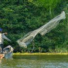 Fischer auf dem Nicaragua See