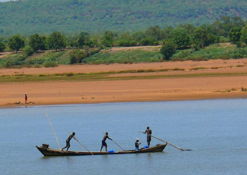 Fischer auf dem Niger