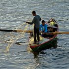 Fischer auf dem Nil