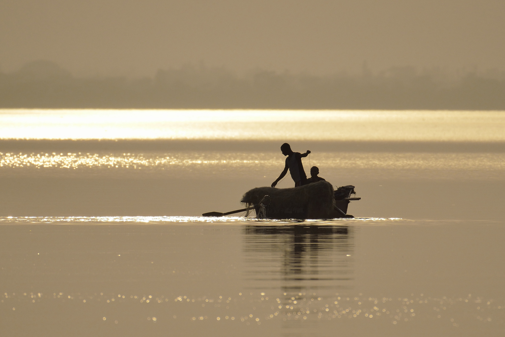 Fischer auf dem See Awasa