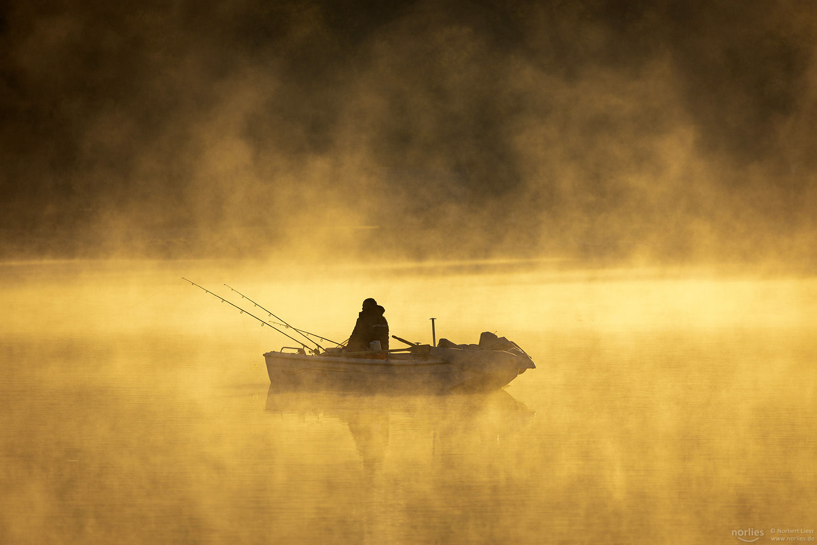 Fischer auf dem See