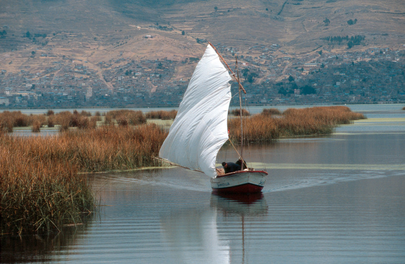 Fischer auf dem Titicacasee