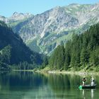 Fischer auf dem Vilsalpsee