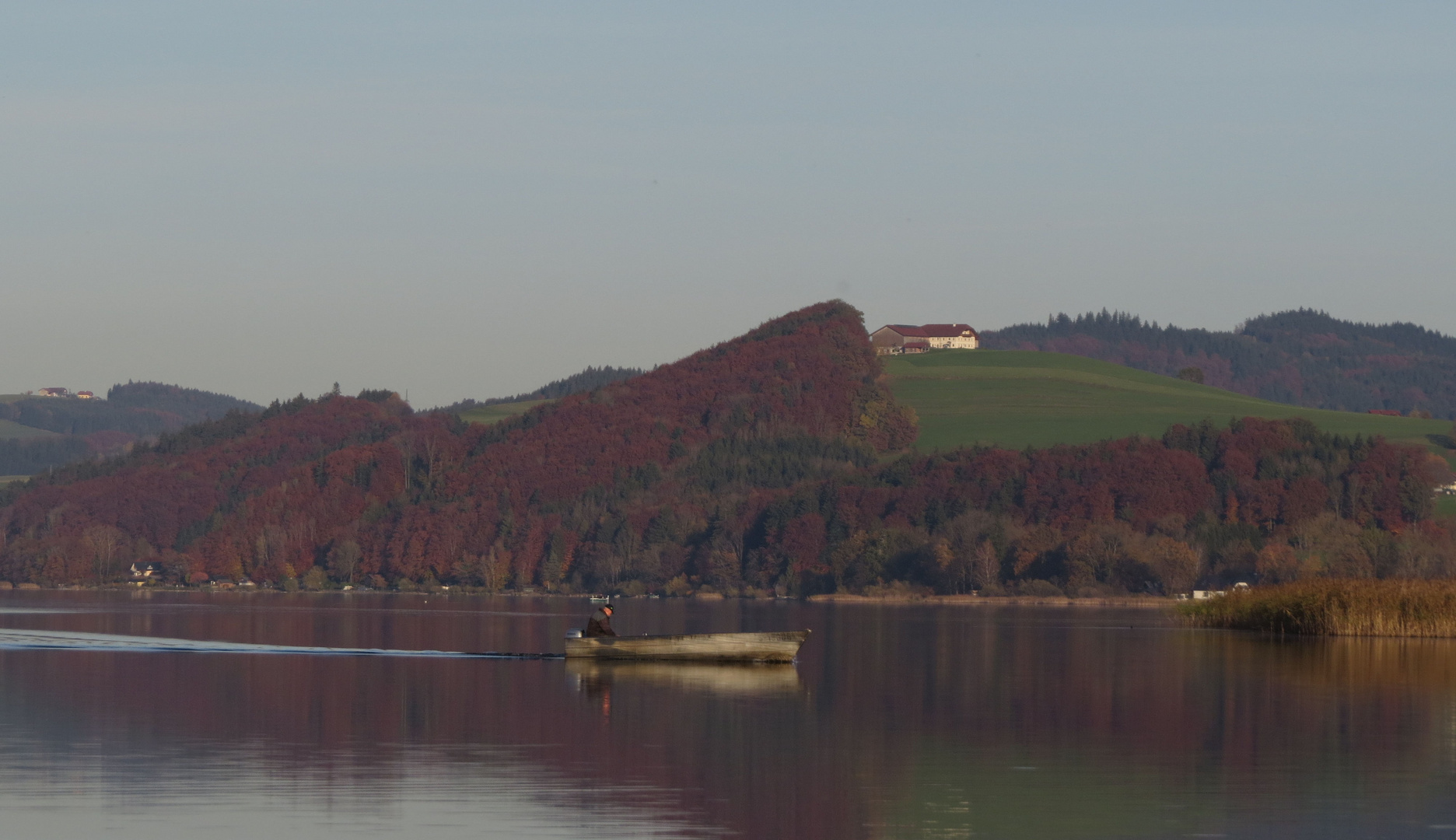 Fischer auf dem Wallersee