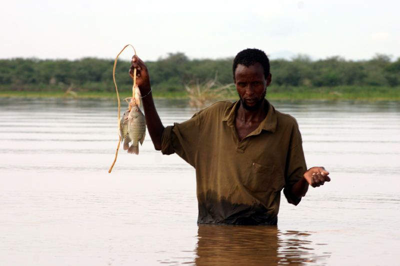 Fischer im Baringosee