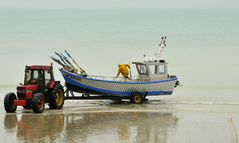 Fischer im Einsatz ( Pourville )