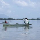 Fischer im Longtail-Boot