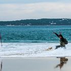 Fischer im Meer