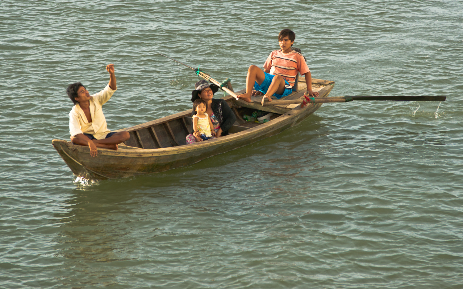 Fischer im Mekong