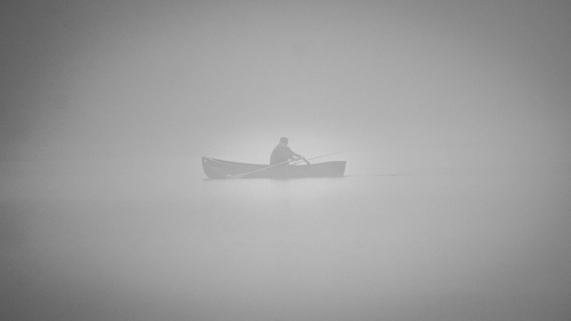 Fischer im Nebel