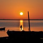 Fischer in der Abendsonne auf Djerba