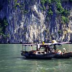 Fischer in der Halong Bucht 