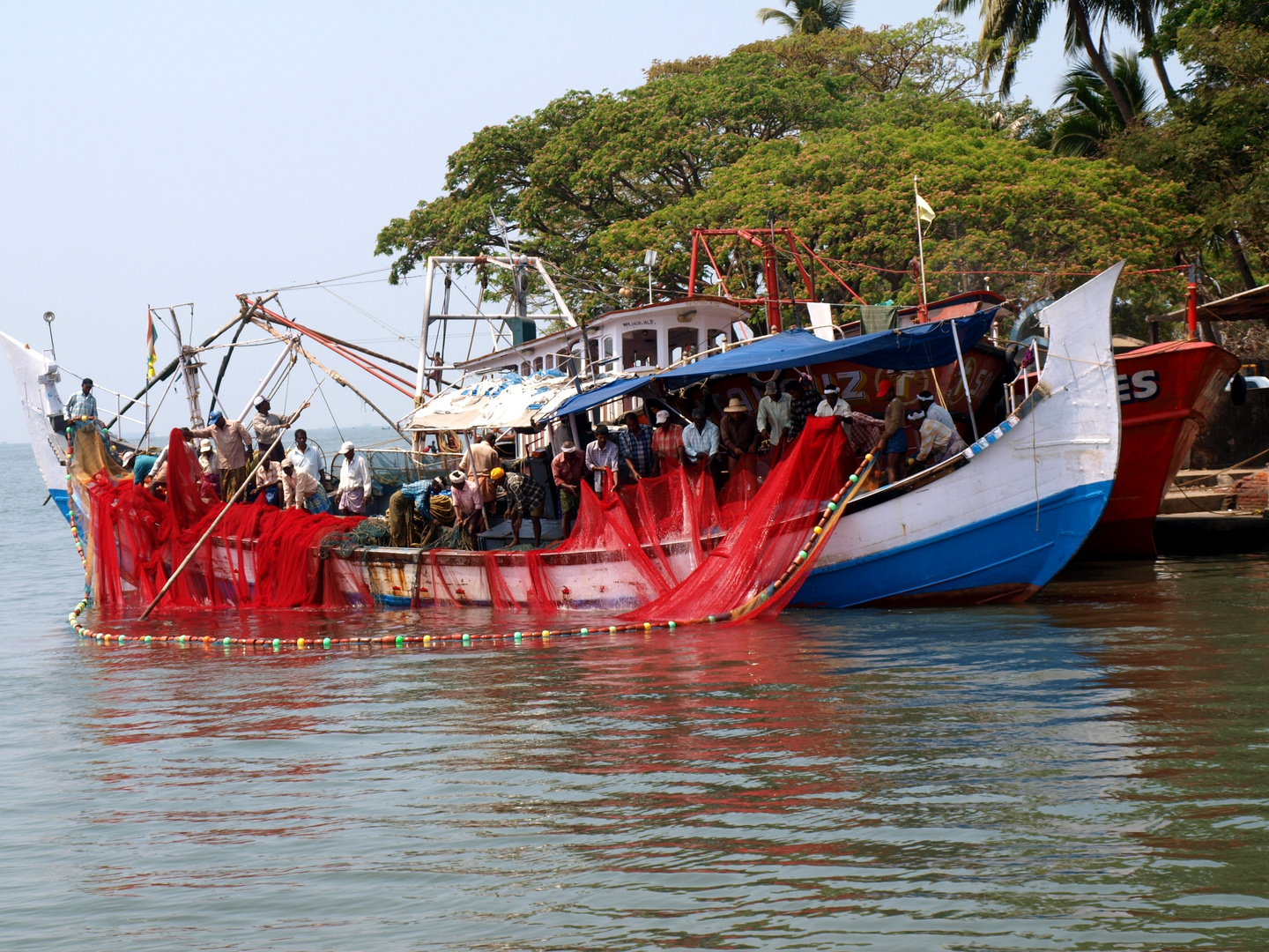 Fischer in Südindien