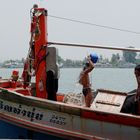 Fischer nach der Rückkehr, Tha Nut, Phang Nga, März 2013