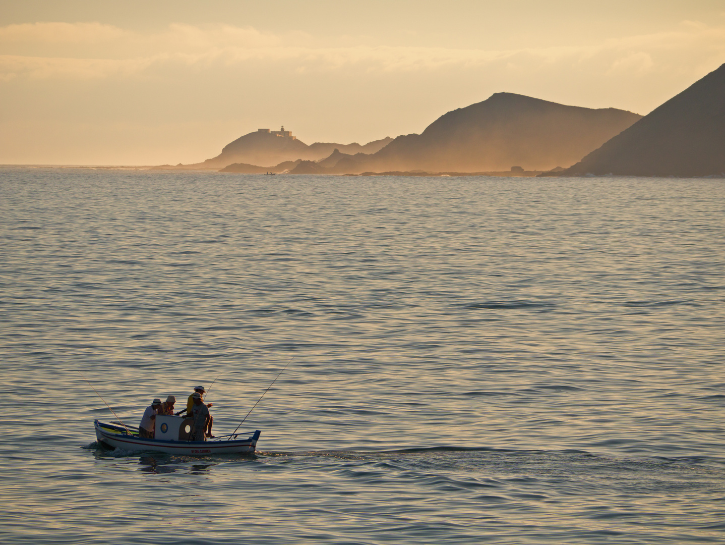 Fischer vor der Isla de los Lobos