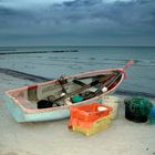 FISCHERBOOT AM ABEND