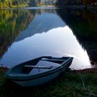 Fischerboot am Förchensee