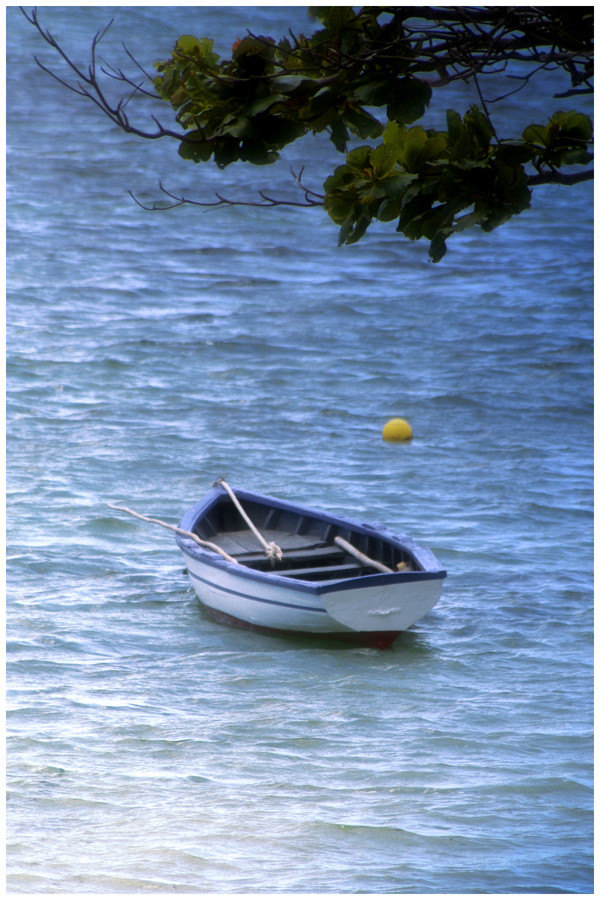 Fischerboot am Morgen