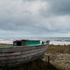 Fischerboot am Ostseestrand von Zingst