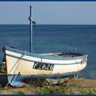 Fischerboot am Pilcher-Strand